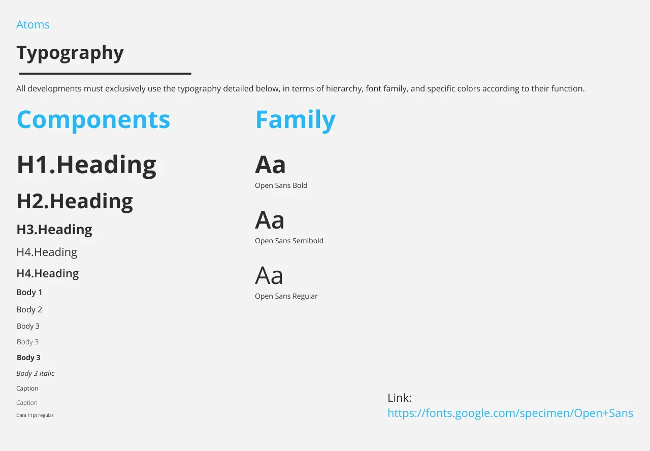 Nilo typographic scale